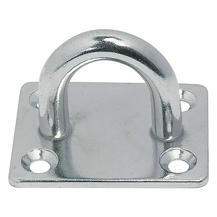 Marinetech Decksplatte - 35 x 30 mm, Edelstahl, A2 - Ansicht von oben