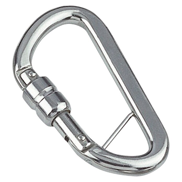 Marinetech Karabiner  (Ø x D: 8 x 80 mm, Maksimalno opterećenje: 900 kg, Plemeniti čelik, A4) | BAUHAUS