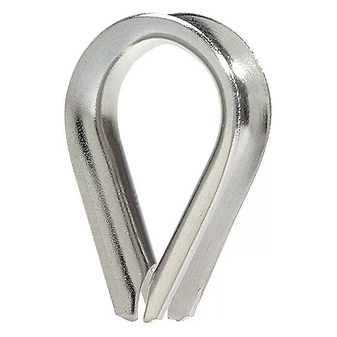 Marinetech Kausche - Für Seildurchmesser: 4 mm, 3 Stk., Edelstahl, A4