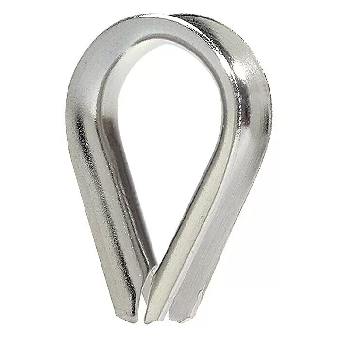 Marinetech Kausche - Für Seildurchmesser: 3 mm, 5 Stk., Edelstahl, A4