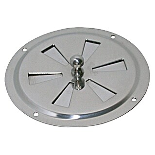 Marinetech Rond ventilatierooster (Diameter: 125 mm, Roestvrij staal, A4)