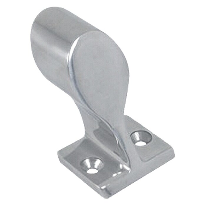 Marinetech Soporte final de pasamanos (22 mm, Altura: 38 mm, 60 °, Acero inoxidable, A4)