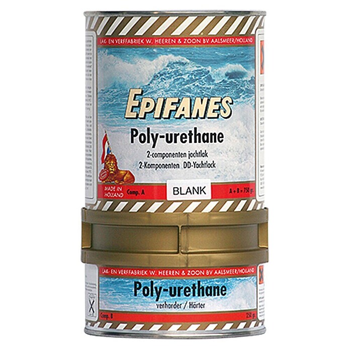 Epifanes Blanke lak Poly-urethane (750 ml, Hoogglans, Helder)