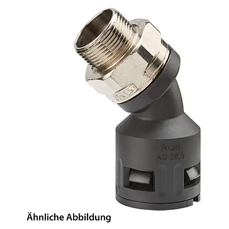 FLEXA RQBK45DR-M Schnellverschraubung 45 Grad Bogen Gewinde [DUP-11392]