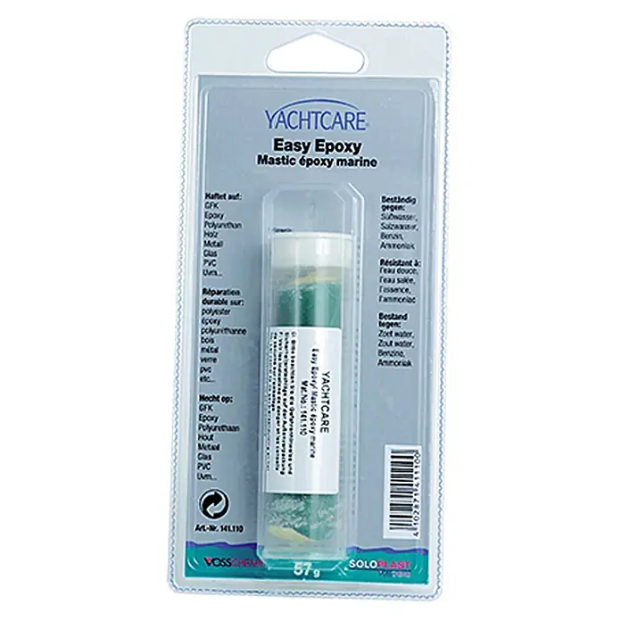 Yachtcare Epoxid-Reparaturmasse Easy Epoxy - 57 g, Blisterpack - Vorderansicht