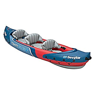 Sevylor Kayak Tahití Plus (L x An: 377 x 82 cm, Peso máximo admitido: 200 kg, Apto para: 3 personas)