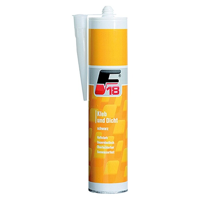 F18 Kleb- & Dichtstoff (Schwarz, 310 ml)