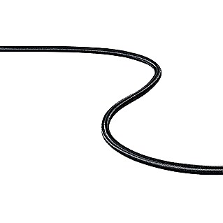 Robline Gumirano uže po metru (Promjer: 6 mm, Crne boje, Guma)