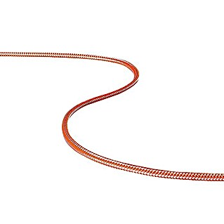 Robline Leine Meterware Dinghy Control (5 mm, Weiß/Orange, Polyester)