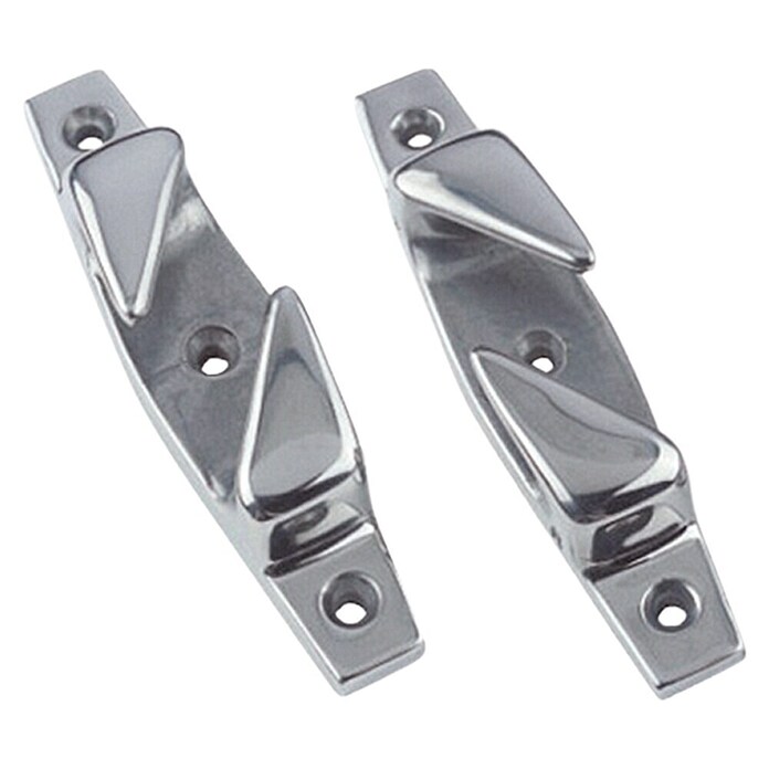 Marinetech Guiacabos oblicuo (115 x 23 mm, Derecha, Para diámetro de cable: 10 mm, Acero inoxidable, A4)