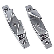 Marinetech Guiacabos oblicuo (115 x 23 mm, Derecha, Para diámetro de cable: 10 mm, Acero inoxidable, A4)
