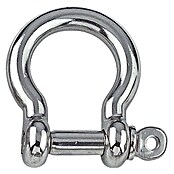 D-sluiting (6 mm, Rond gebogen, Roestvrij staal, A4)