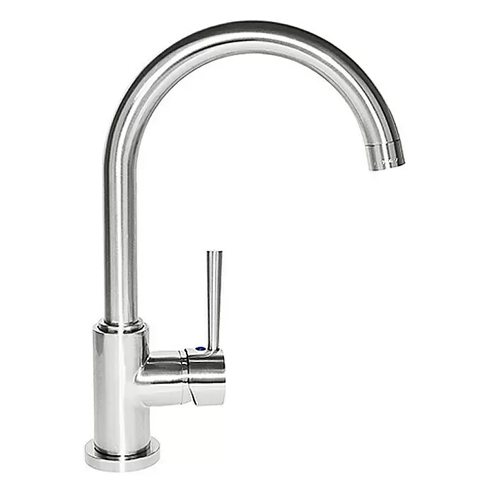 Camargue Merida Spültischarmatur - Schwenkbar, Edelstahl, Matt