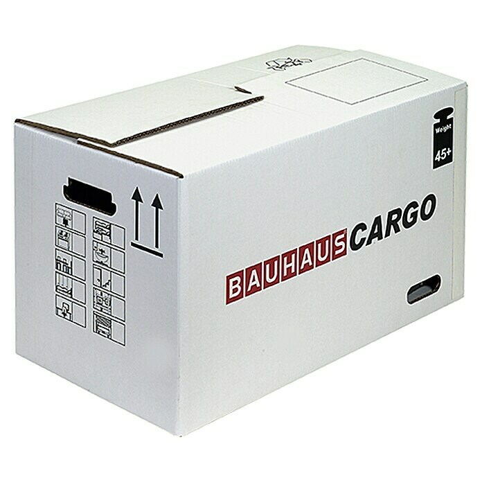 BAUHAUS Caja de embalaje L (Capacidad de carga: 45 kg, 65 x 35 x 37 cm)