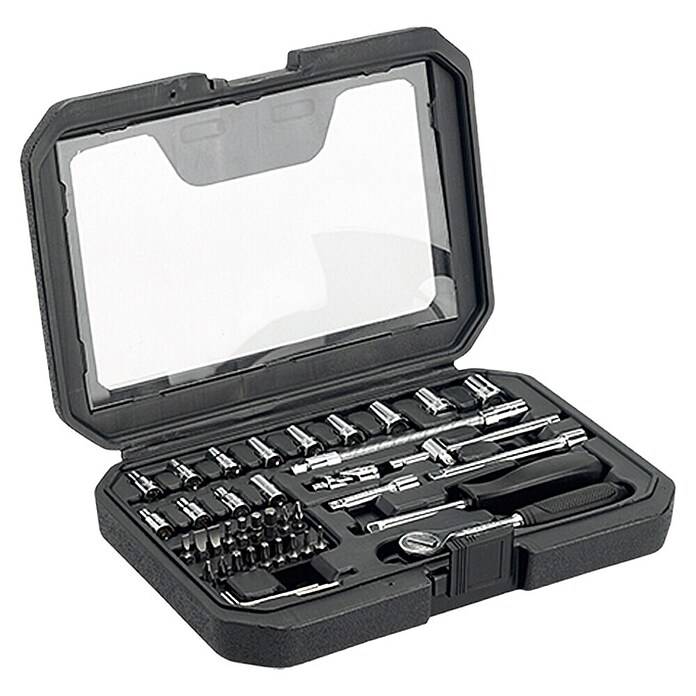 Alpha Tools Doppenset met ratel en inbussleutels WBL (41-delig)