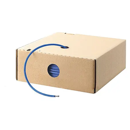 HELU KABEL FÜNFNORM 1X0,75 mm² AWG19 BU (blau) Einzelader blau AD 2,9 mm