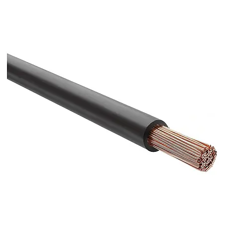 HELU KABEL H07V-K 1X25 mm² BK (schwarz) Einzelader PVC schwarz AD 10,2 mm