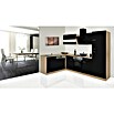 Respekta Winkelküche KBL280ESSSC (172 x 280 cm, Schwarz)