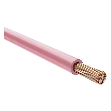 HELU KABEL H07V-K 1X6 mm² PK (rosa) Einzelader PVC rosa AD 5,3 mm