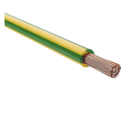 HELU KABEL H07V-K 1X25 mm² GNYE (grün/gelb) Einzelader PVC grün/gelb AD