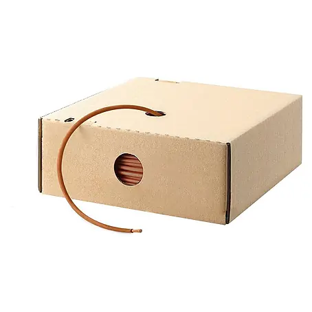 HELU KABEL H07V-K 1X1,5 mm² BN (braun) Einzelader PVC braun AD 3,4 mm VPE