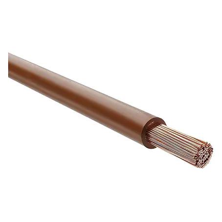 HELU KABEL H07V-K 1X16 mm² BN (braun) Einzelader PVC braun AD 8,1 mm
