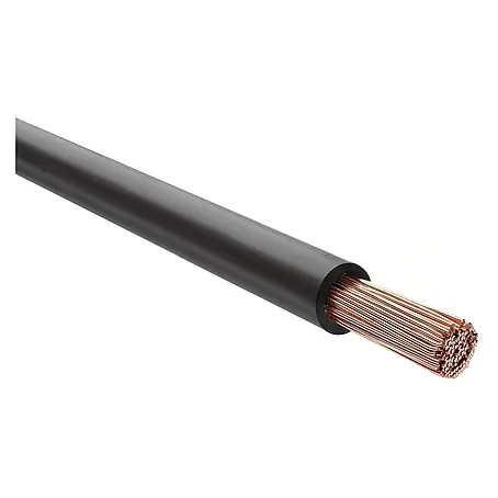 HELU KABEL H07V-K 1X95 mm² BK (schwarz) Einzelader PVC schwarz AD 18,2 mm
