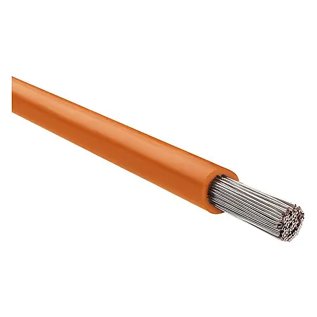 HELU KABEL FÜNFNORM 1X4 mm² AWG12 OG (orange) Einzelader orange AD 4,6 mm
