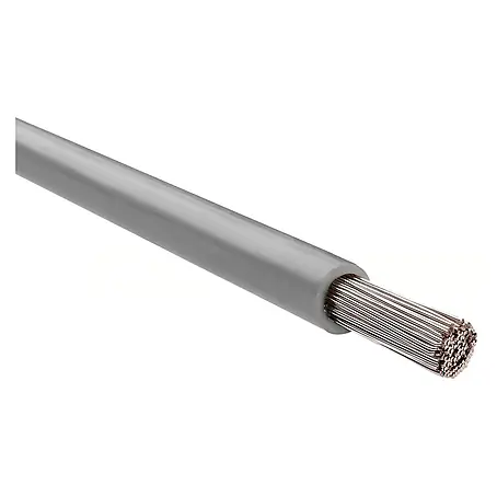 HELU KABEL FÜNFNORM 1X6 mm² AWG10 GY (grau) Einzelader grau AD 5,1 mm
