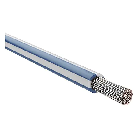 HELU KABEL FÜNFNORM 1X10 mm² AWG8 WHBU (weiß/blau) Einzelader weiß/blau AD