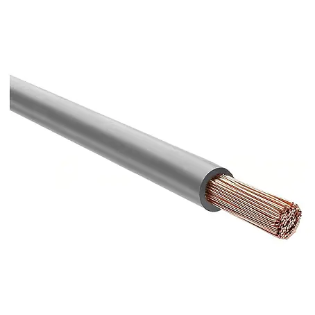 HELU KABEL H07V-K 1X25 mm² GY (grau) Einzelader PVC grau AD 10,2 mm