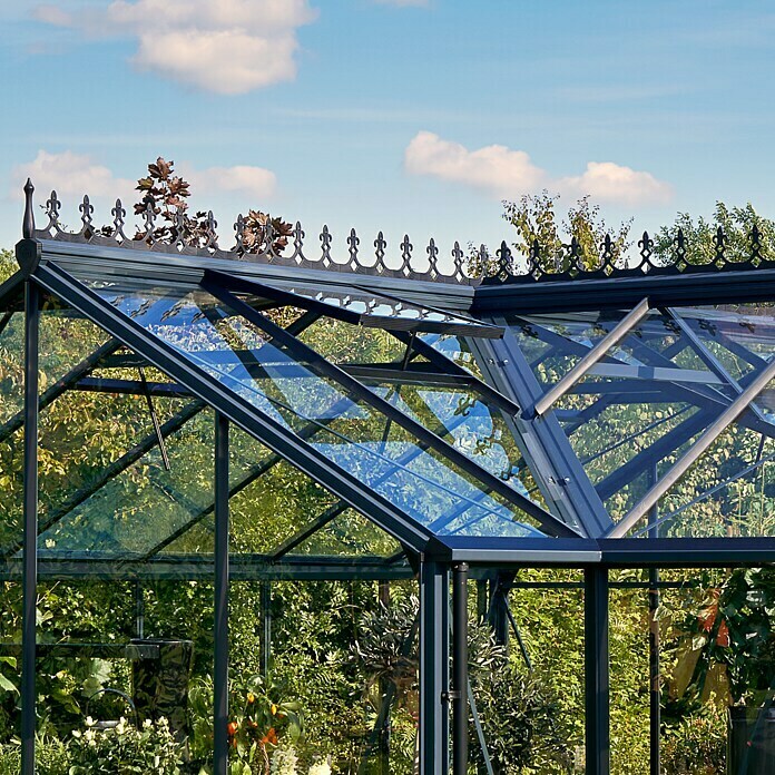 Juliana Dachverzierung für Juliana Orangerie (Schwarz)