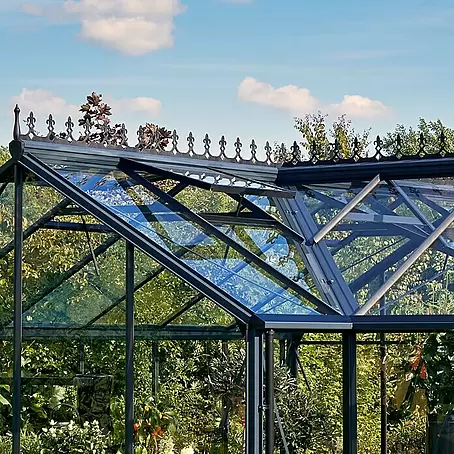 Juliana Gewächshaus-Firstkrone für Juliana Orangerie