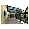 Ximax Carport Portoforte 110 (4,9 x 2,7 m, Einfahrtshöhe: Max. 2,2 m, Mattbraun, Schneelast: 137 kg/m²)