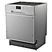 Respekta Küchenzeile KB280ESW (Breite: 280 cm, Mit Elektrogeräten, Weiß)