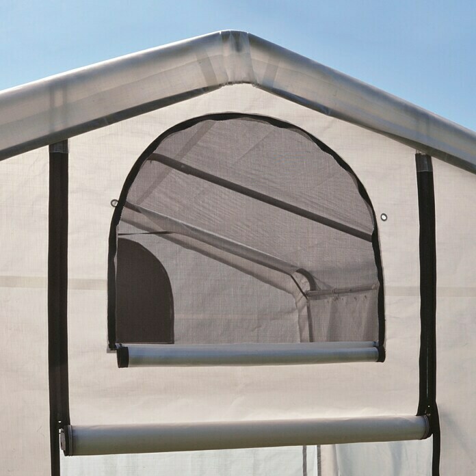 ShelterLogic Folien-Gewächshaus (610 x 300 x 240 cm, Polyethylen)