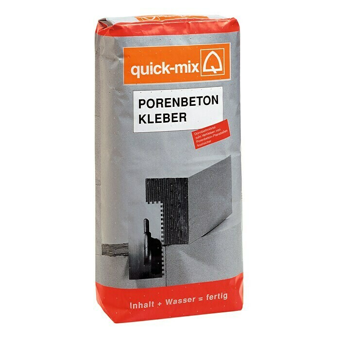 Quick-Mix Porenbetonkleber25 kg, Chromatarm Unknown