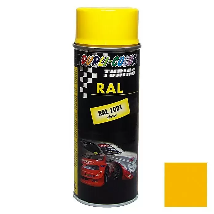 Dupli-Color Tuning Lackspray RAL 1021 - Rapsgelb, Glänzend, 400 ml