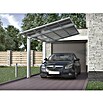 Ximax Carport LINEA 80 (4,9 x 2,7 m, Einfahrtshöhe: 2,2 m, Edelstahloptik, Schneelast: 100 kg/m²)