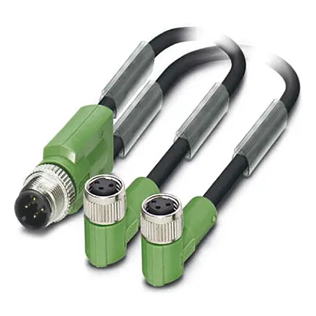 Phoenix Contact M12/M8/M8 Verteilerkabel 1xStift/2xBuchse | 0,3