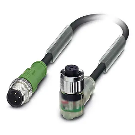 Phoenix Contact M12/M12 Verbindungsleitung mit LED [DUP-8545]