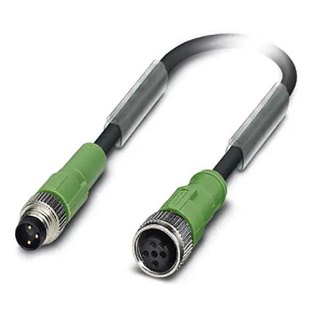 Phoenix Contact M8/M12 Verbindungsleitung 1xStift/1xBuchse gerade | 0,6