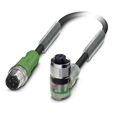Phoenix Contact M12/M12 Verbindungsleitung mit LED [DUP-8538]