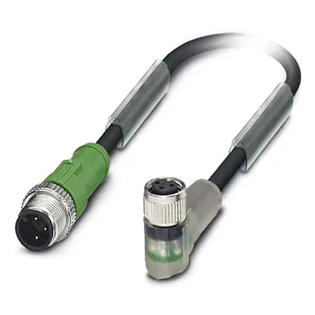 Phoenix Contact M12/M8 Verbindungsleitung mit LED 1xStift/1xBuchse | 0,6