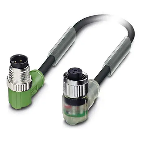 Phoenix Contact M12/M12 Verbindungsleitung mit LED [DUP-8529]
