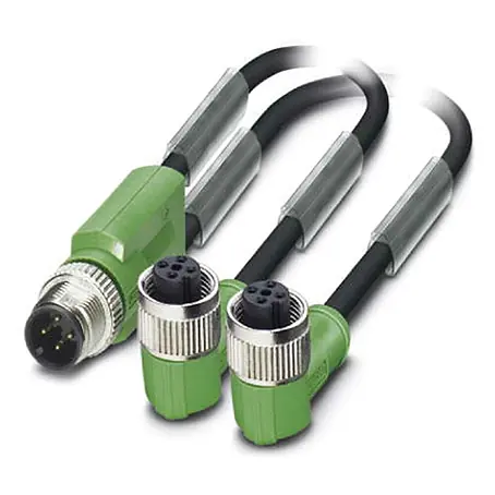 Phoenix Contact M12/M12/M12 Verteilerkabel 1xStift/2xBuchse | 3,0