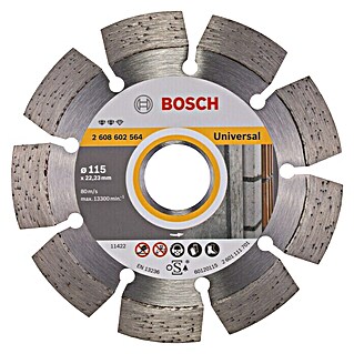 Bosch Professional Diamantdoorslijpschijf Expert Universal (Schijfdiameter: 115 mm, Geschikt voor: Bouwmaterialen)
