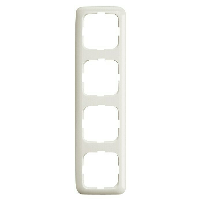 Busch-Jaeger Duro 2000 SI Abdeckrahmen 2514-212 (Weiß, 4-fach, Kunststoff, Unterputz)