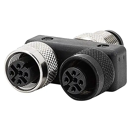 Phoenix Contact M12/M12/M12 Y-Verteiler 1xStift/2xBuchse gerade 5/5-pol.