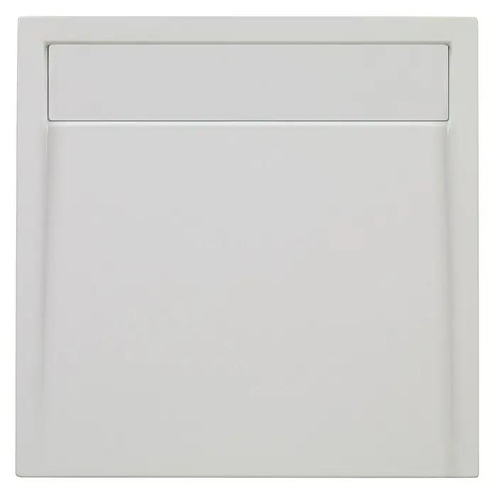 Ottofond Duschwanne Liberia - 90 x 75 cm, Sanitäracryl, Weiß - Die Duschwanne ist quadratisch und in schlichtem Weiß gehalten, ideal für moderne Badezimmer. Sie bietet eine minimalistische Ästhetik.